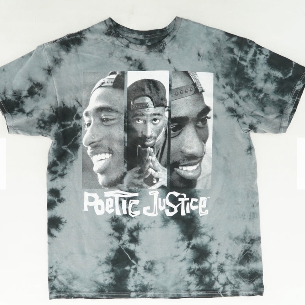 NWOT Tupac Poetic Justice Tie Dye T-shirt (Men's Med)